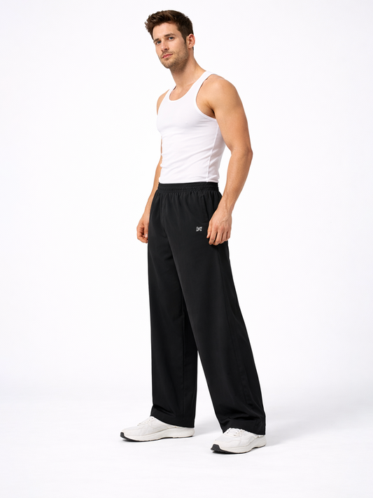 Men’s Black Baggy Dri‑Fit Lower | Gym | Running