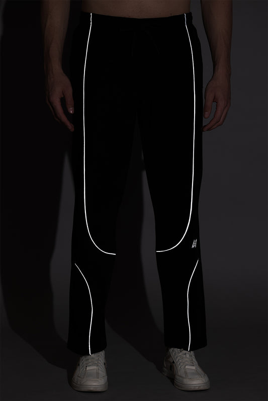 Hem & Haw Men's Reflective Track Pants | Running | Gym