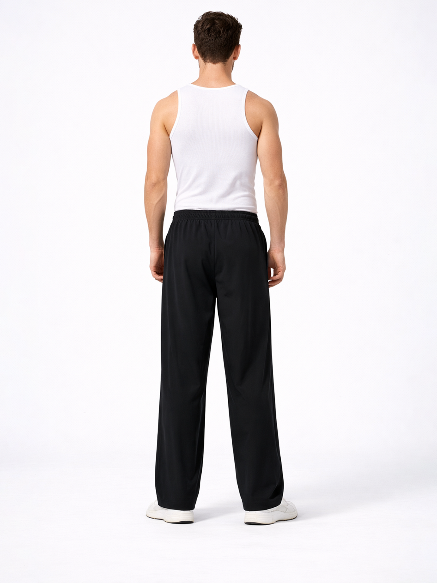Men’s Black Baggy Dri‑Fit Lower | Gym | Running