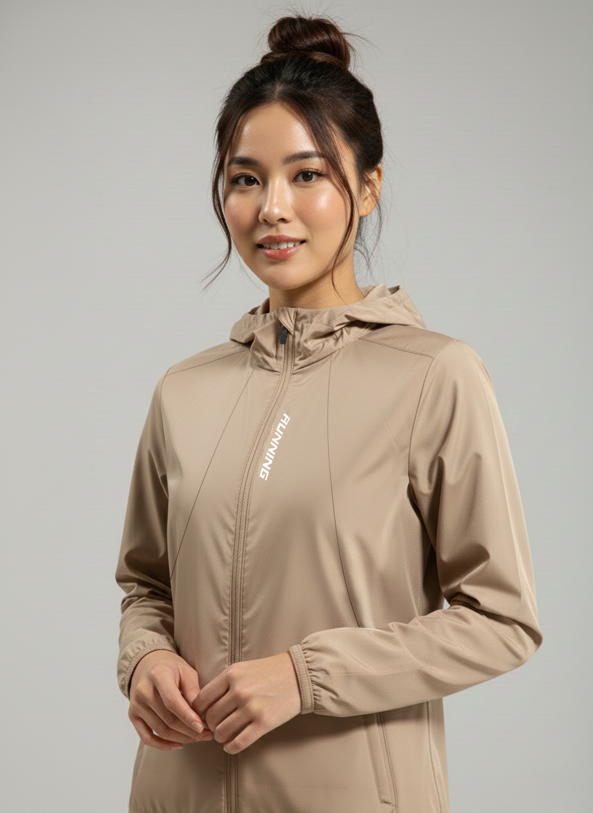 Women's Hooded Windcheater Jacket | Lightweight & Wind Resistant