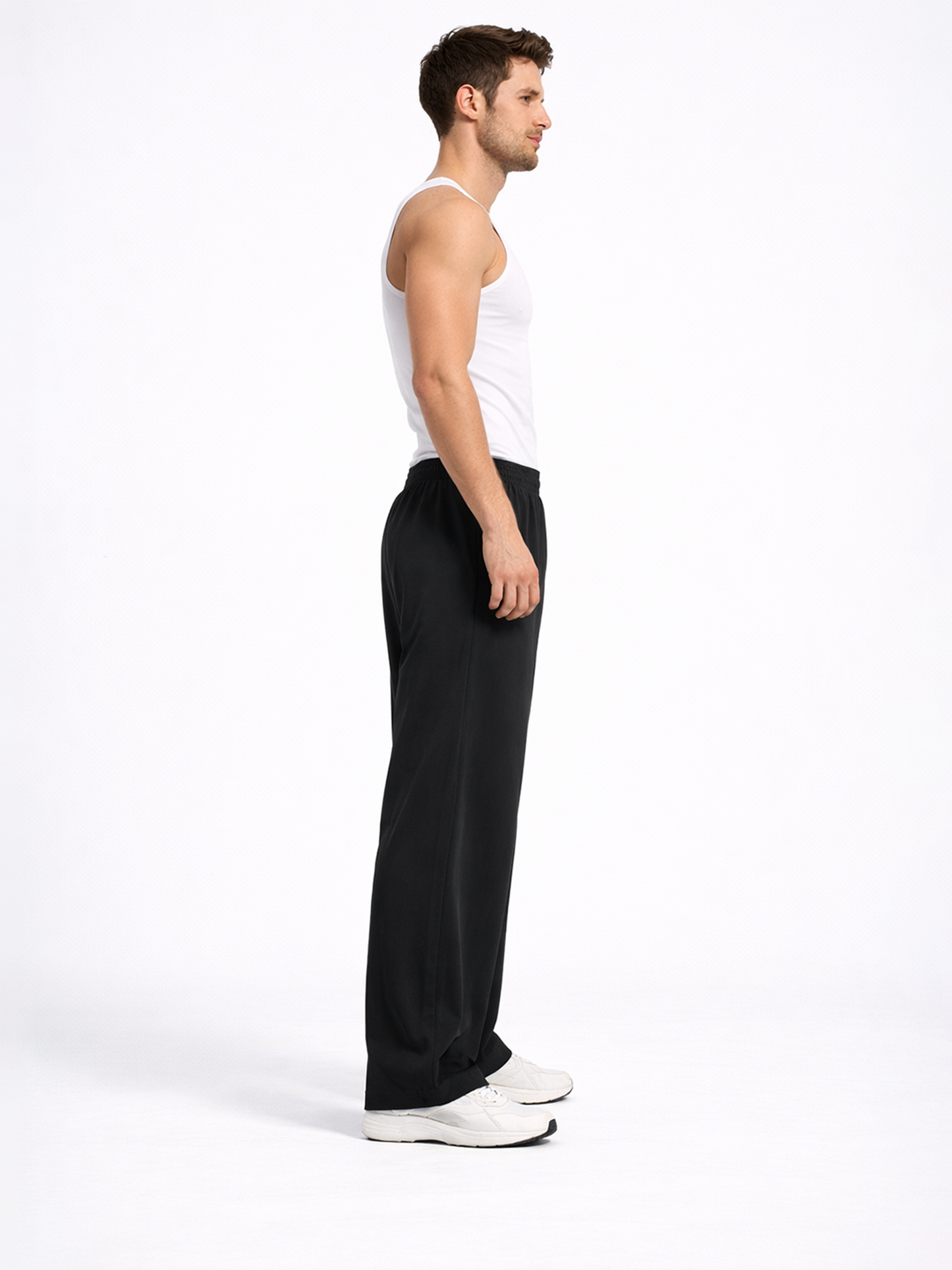 Men’s Black Baggy Dri‑Fit Lower | Gym | Running