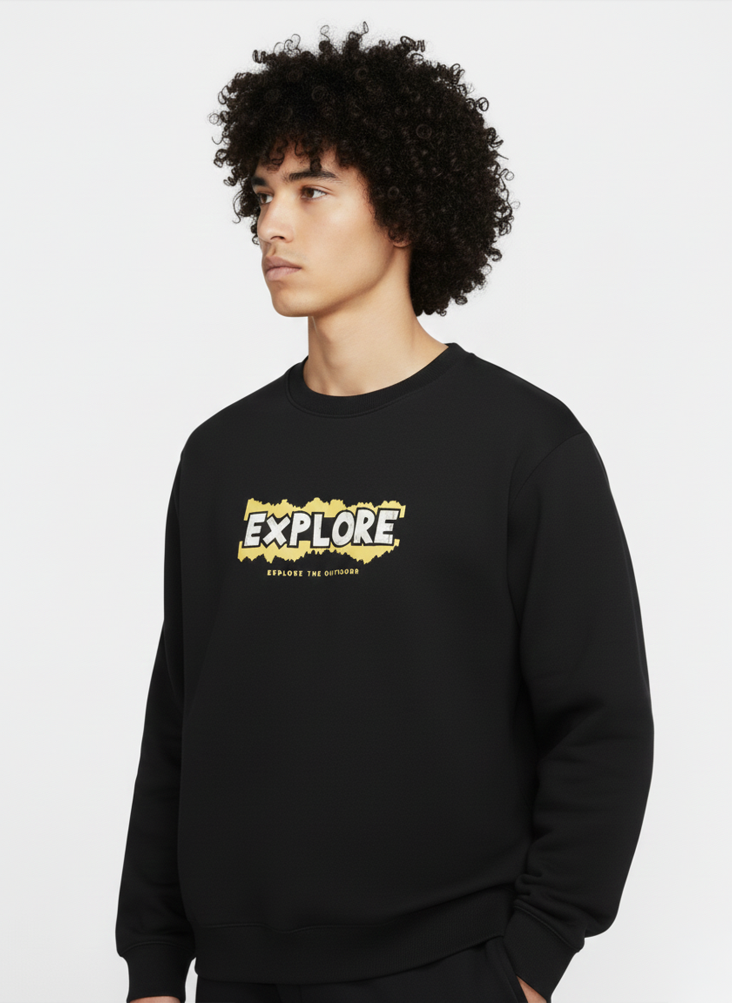 Men's Athleisure Sweatshirt | Baggy Fit | Everyday Comfort